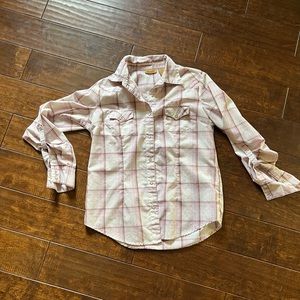 Wrangler button snap shirt